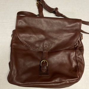 Vintage GAP leather messenger bag